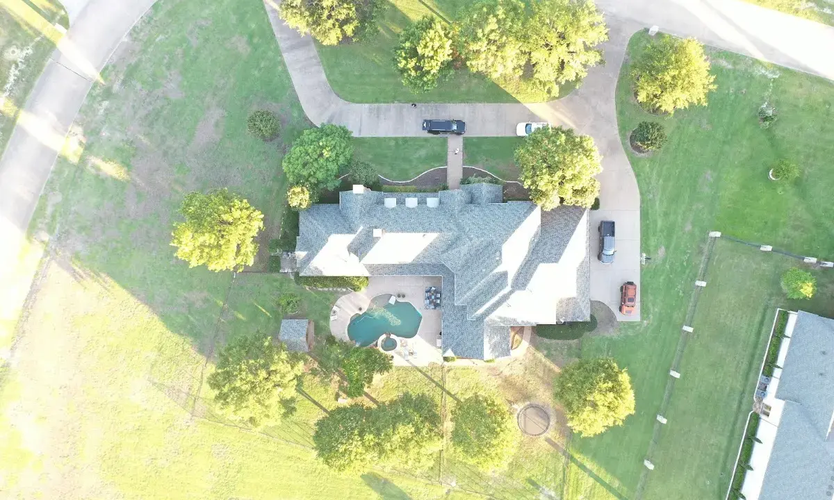 New shingle roof installation on a home in Clarinda